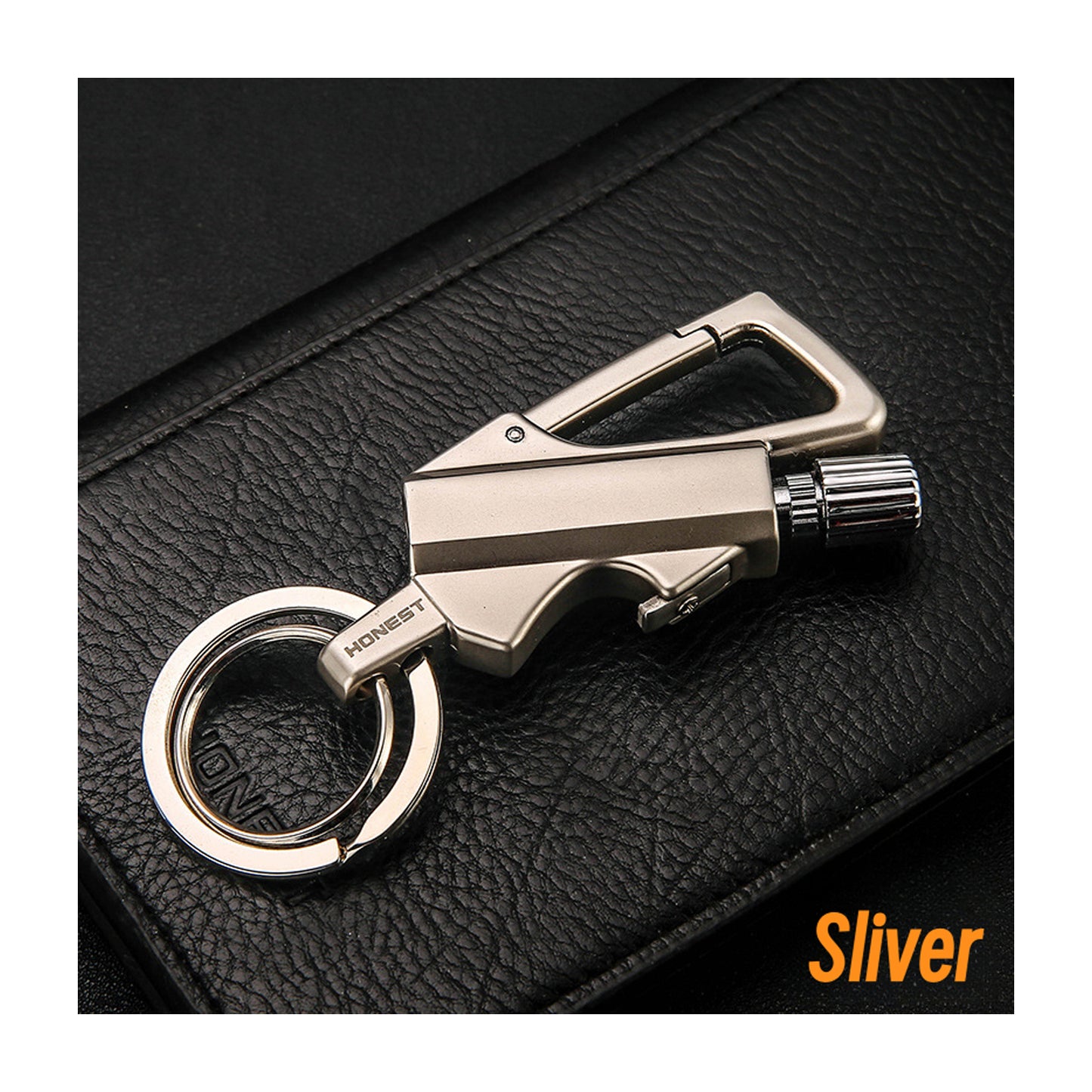 Multifunctional Oil Lighter with Keychain, Bottle Opener & Waterproof Design - Creative Outdoor Portable Lighter