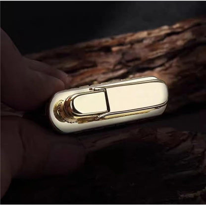 Honest Heavy Duty Mech Trench Kerosene Lighter Retro Vintage Grinding Wheel Ignition Soft Flame Torch Refillable Fuel Wish Brass Shell Foreskin Craft Collection