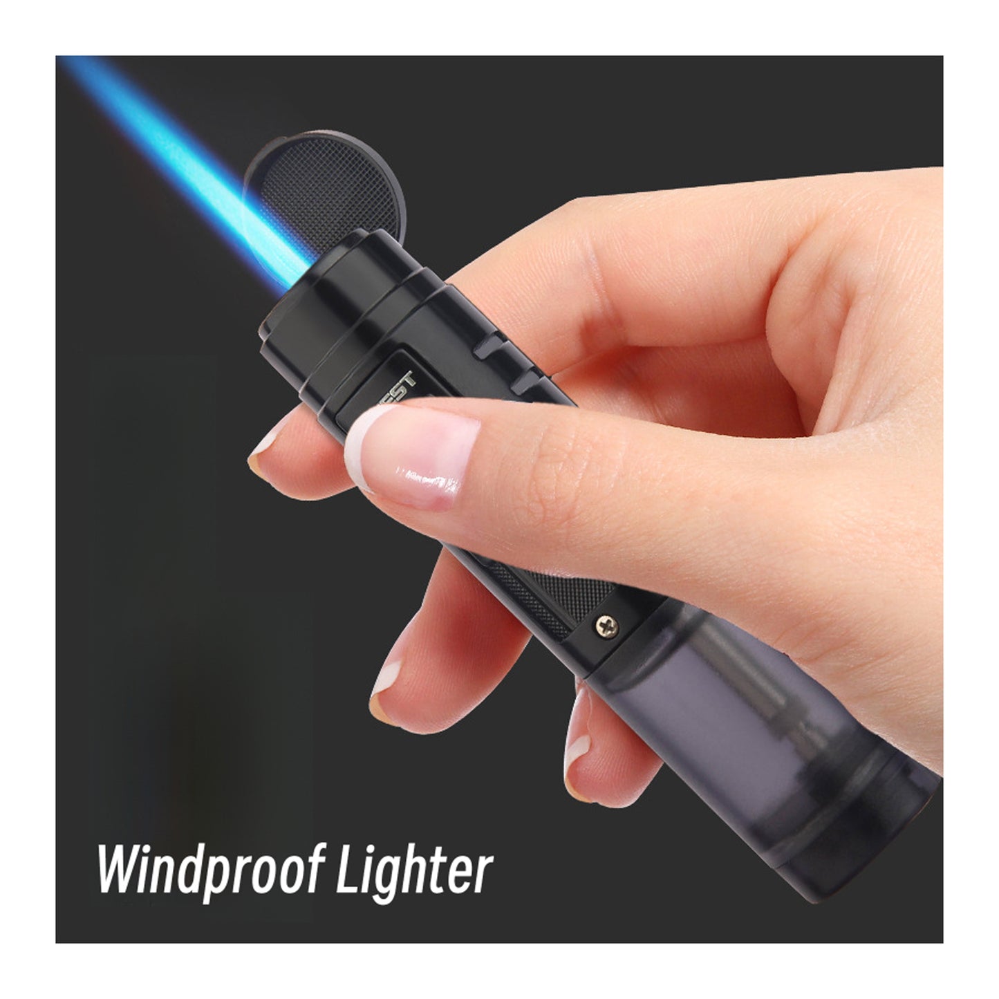 Honest Premium Lighter Set with Sharp Stainless Steel Cutter and Punch Tool for Gift or Wholesale