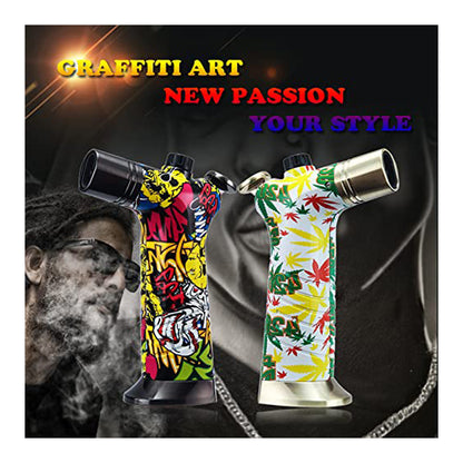 HONEST Refillable Torch Lighter - Dual Jet Flame, Perfect for Cocktails, Hookah & More