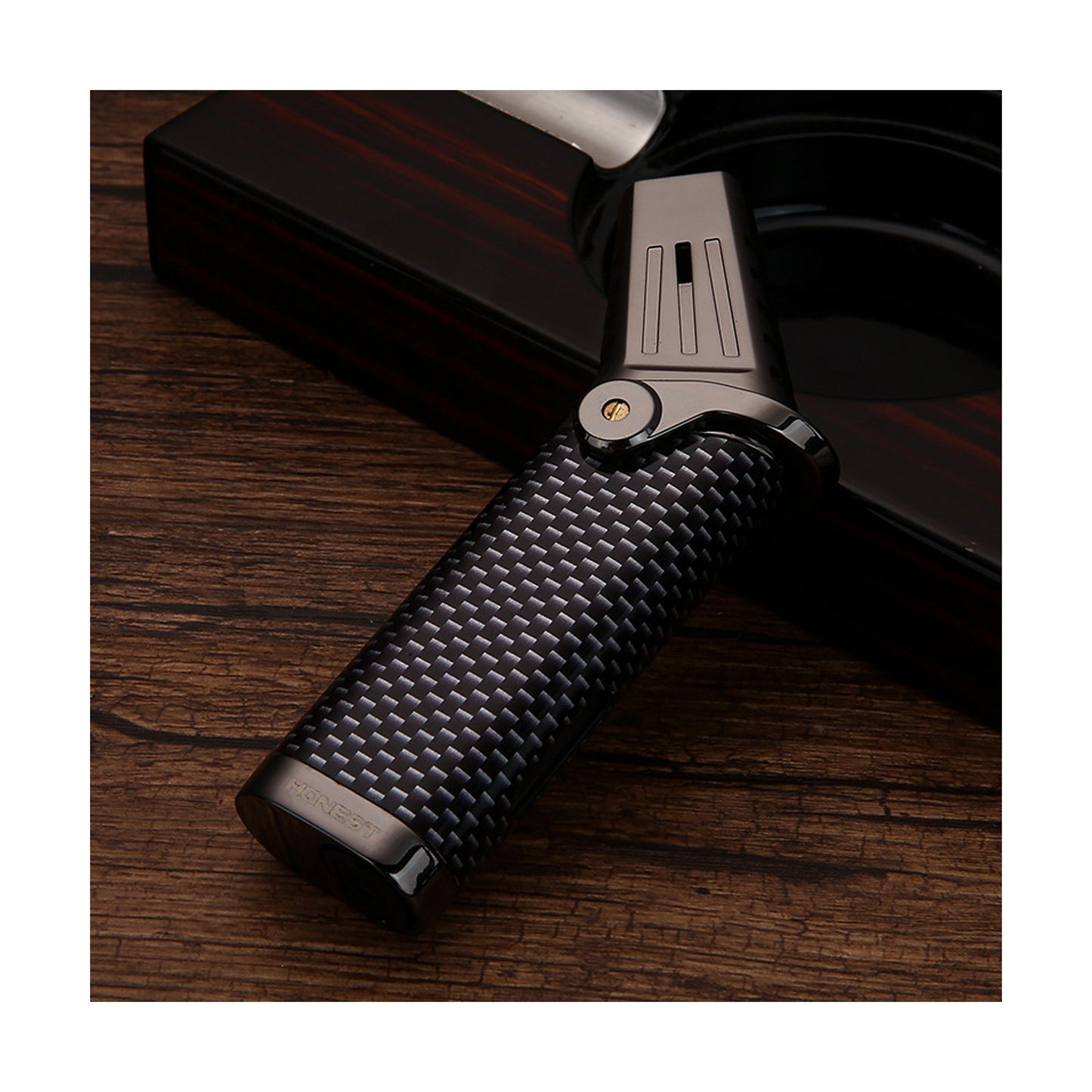 Honest New Windproof Refillable Torch Lighter, Durable Triple Flame Jet Lighter for Moxibustion & Outdoor Use, Wholesale