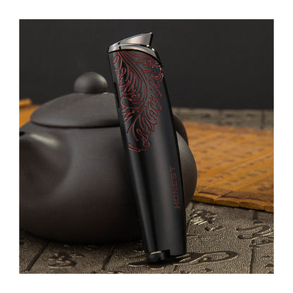 HONEST Original Creative Windproof Jet Flame Lighter Refillable Butane Outdoor Torch Lighter