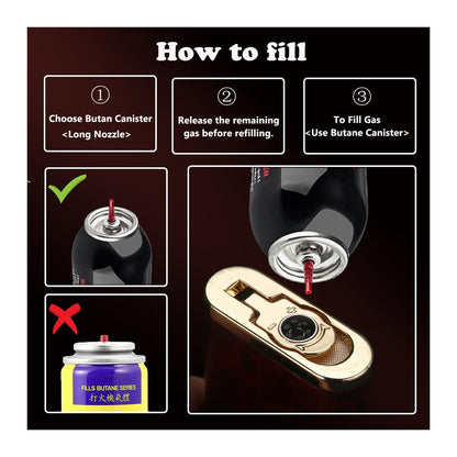 HONEST Double Jet Flame Torch Lighter – Pocket Lighter Gift for Men, Ideal for BBQ, Kitchen, Fireplace, and Candles