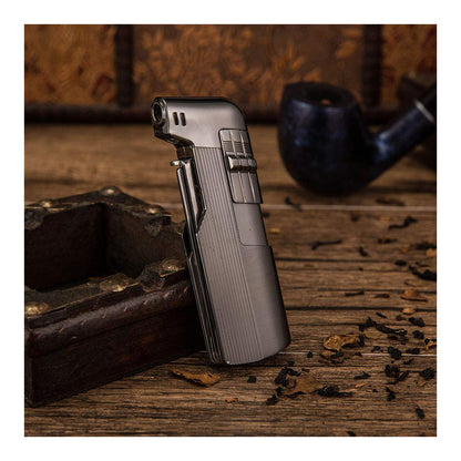 Soft Flame Pipe Lighter - Refillable Butane Lighter for Czech Pipe Tools - Perfect Father's Day Gift for Husband