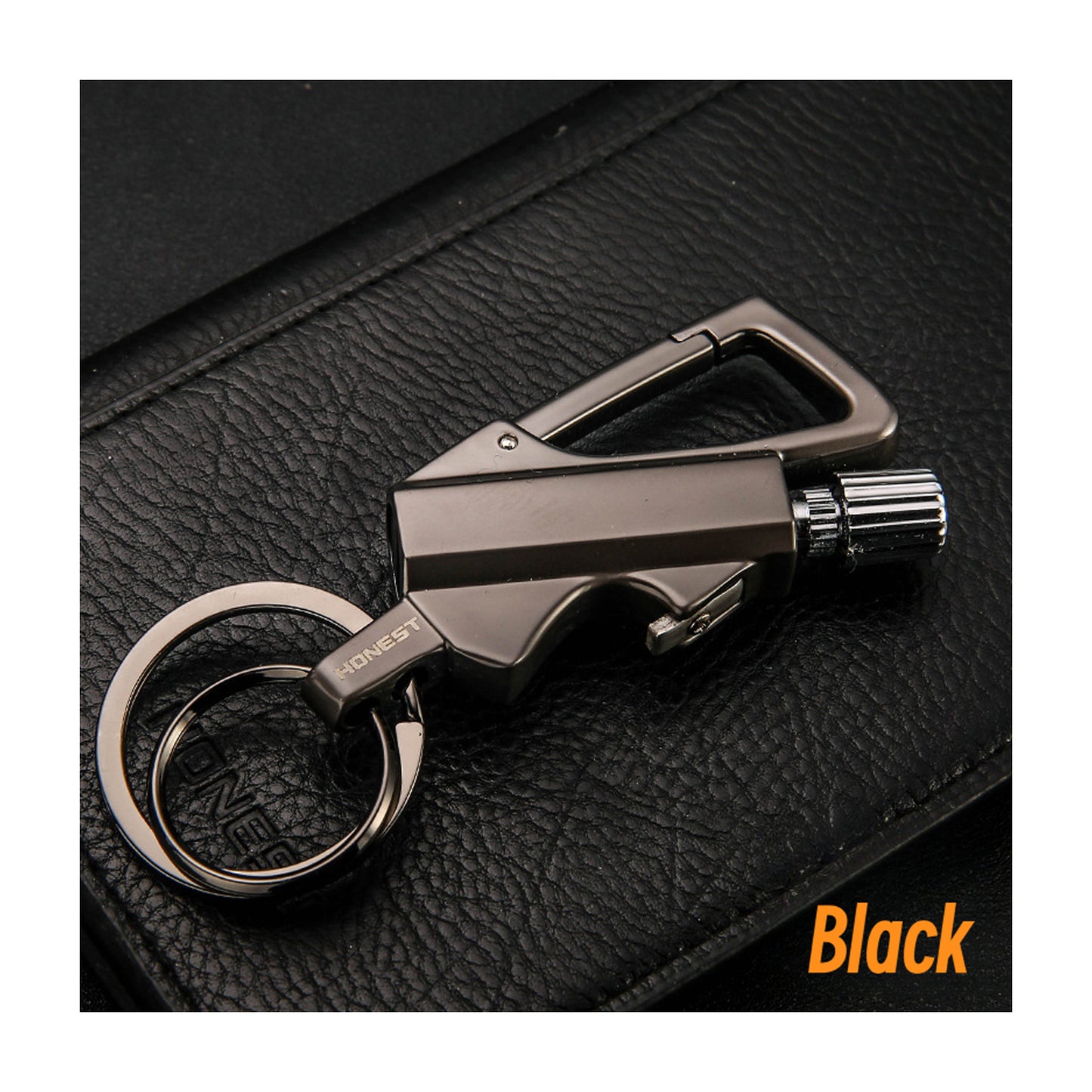 Multifunctional Oil Lighter with Keychain, Bottle Opener & Waterproof Design - Creative Outdoor Portable Lighter