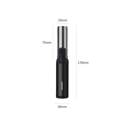 Honest Blow Torch Lighter Outdoor Windproof Lighter Refillable Torch Lighter for cocktail smoker，toast, marshmallows, Creme Brulee, BBQ, and hookah coals