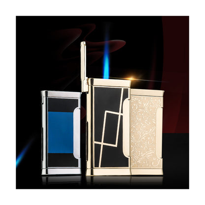 Honest Creative Jet Flame Lighter, Metal Butane Lighter with Unique Cutter, Stylish Accessories Set