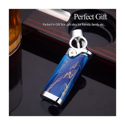 Honest Single Jet Flame Butane Lighters Refillable Torch Lighters Adjustable Gas Lighter Windproof Lighters Gift for Men BBQ Grill Camping