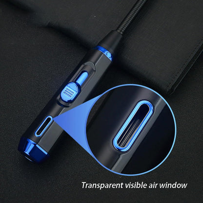 Honest Refillable Butane Lighter, Extra Long Jet Lighter, Multi-Purpose Lighter for Candle Camping (Butane not Included)