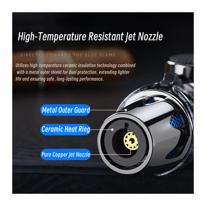 Powerful Blue Flame Butane Torch Lighter for Outdoor BBQ and Camping - New Model