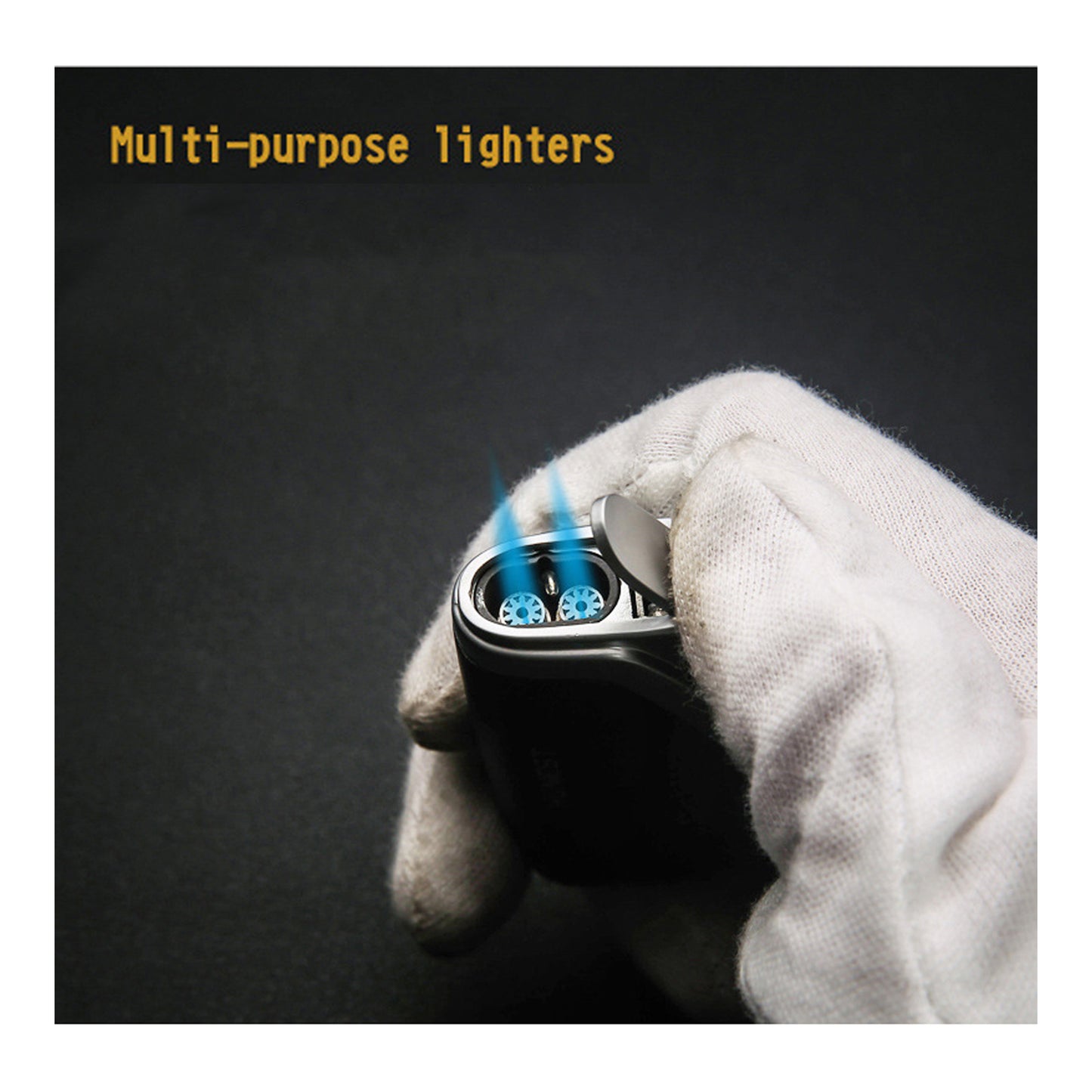 Dual Jet Flame Windproof Torch Lighter, Refillable Metal Lighter with Creative Design – Factory Direct Sale of Premium Quality Gas Lighters