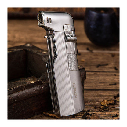 Soft Flame Pipe Lighter - Refillable Butane Lighter for Czech Pipe Tools - Perfect Father's Day Gift for Husband