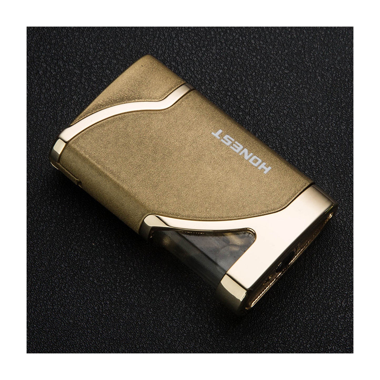 Honest Ultra-Slim Refillable Windproof Lighter with LED Light, Mini Creative Jet Lighter, Best-Selling Wholesale