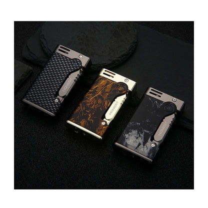 Honest Soft Flame Retro Kerosene Lighter, Side Push Ignition, refillable, Durable Metal Portable Lighter, high-end Gift for Men (Fuel not Included)