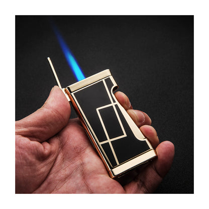Honest Creative Jet Flame Lighter, Metal Butane Lighter with Unique Cutter, Stylish Accessories Set