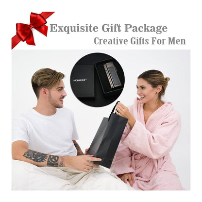 Large Table Lighter – Windproof Metal Torch with 4 Jet Red Flame, Refillable Butane,Punch and Cutter Included