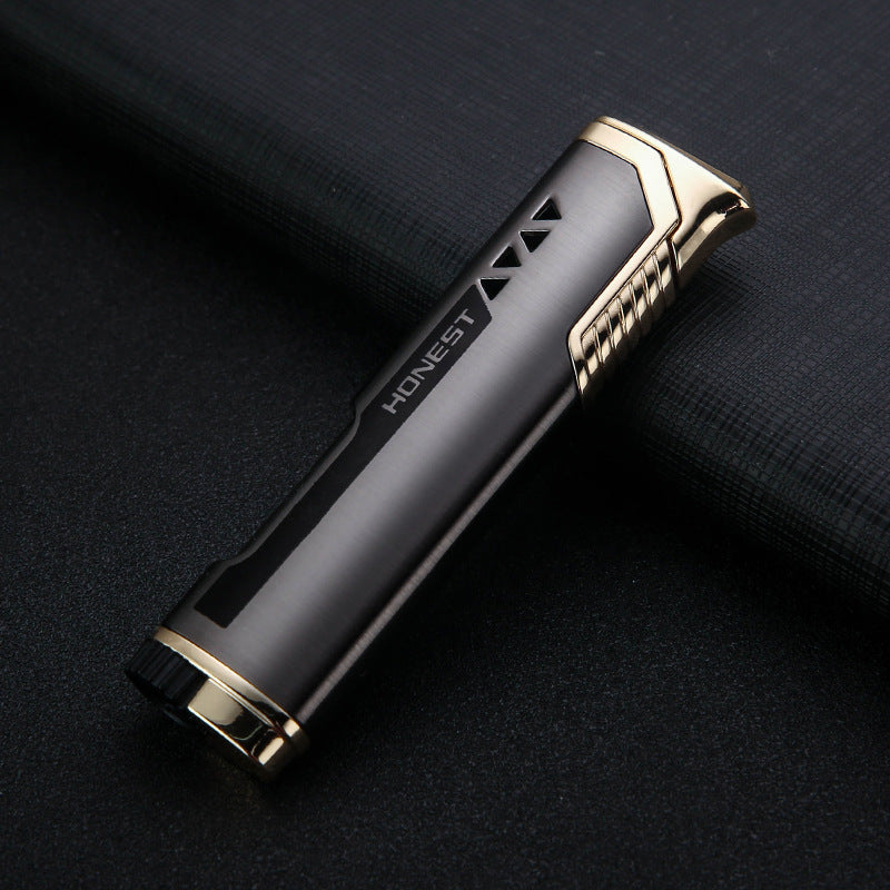 Honest Compact Personal Flame Lighter with Fuel Window, Refillable (Butane Not Included)
