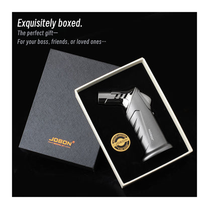 Portable Blue Flame Jet Torch Lighter for Cocktail Smoking and Outdoor Use