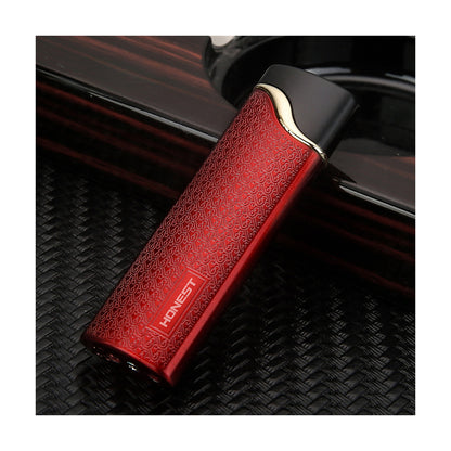 Honest New Windproof Refillable Lighter, Ultra Slim Portable Metal Igniter for Incense, Moxibustion and Mosquito Coil