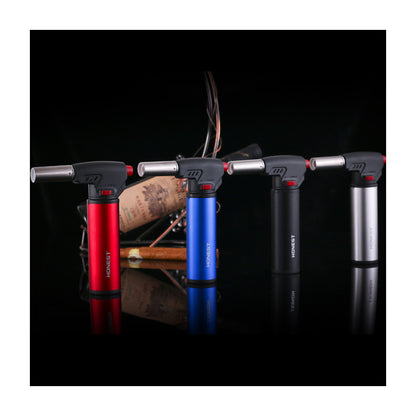 HONEST Baicheng Jet Flame Lighter – Creative Outdoor Metal Gas Torch Lighter for BBQ and Fire Starting