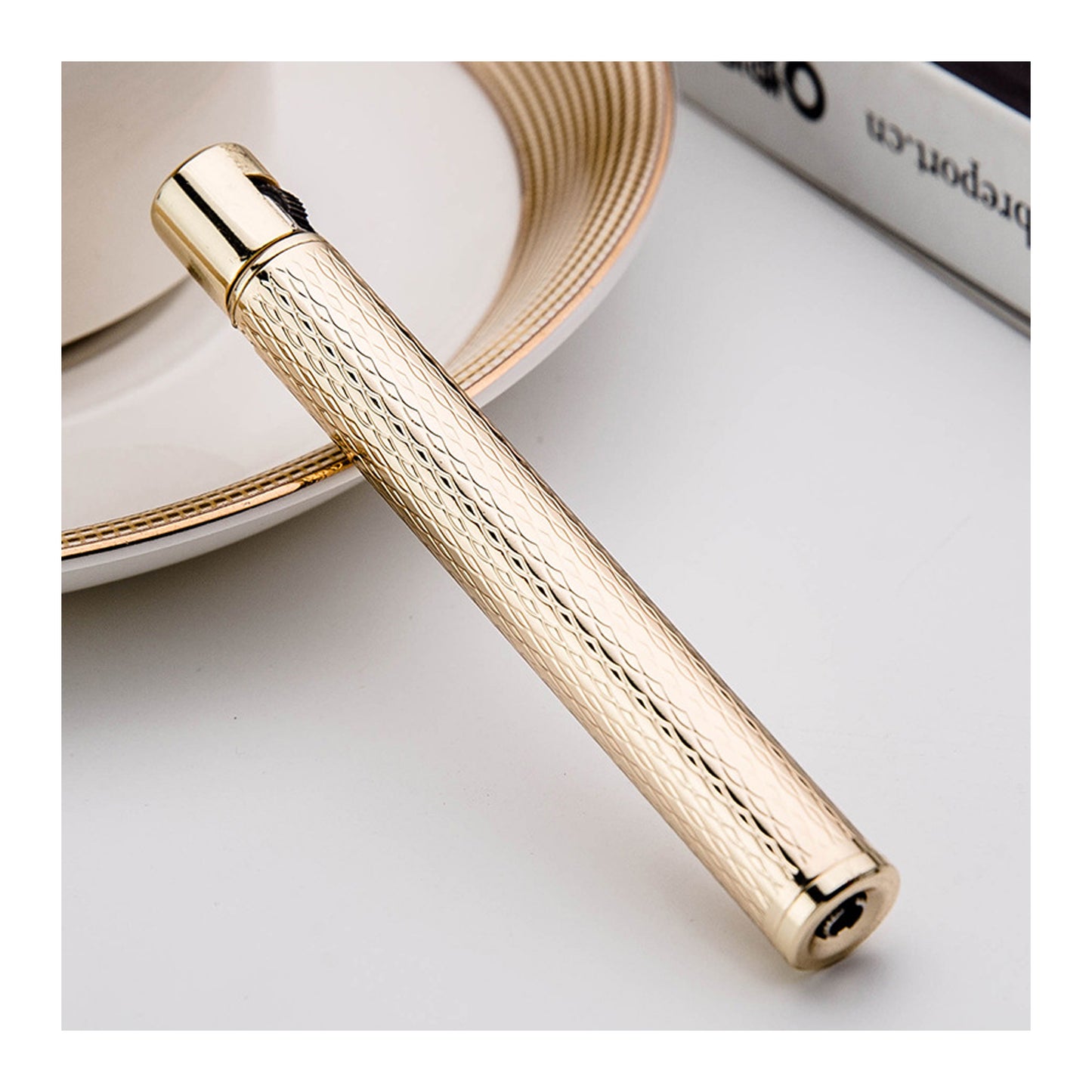 Honest Grinding Wheel Ignition Pen Lighter (Soft Flame), with Gift Box