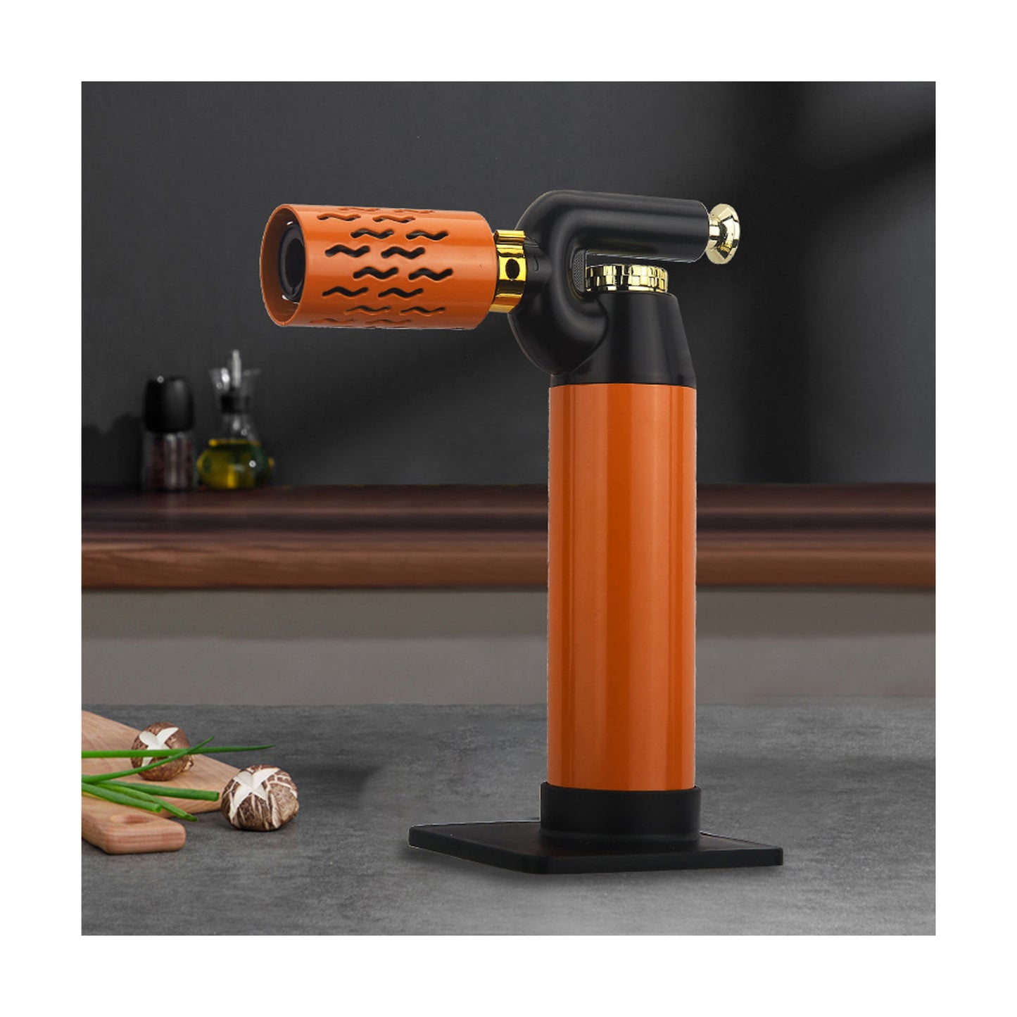 Honest Windproof Metal Torch Lighter Refillable Butane High Heat Igniter for Outdoor Baking Dental Jewelry and Soldering