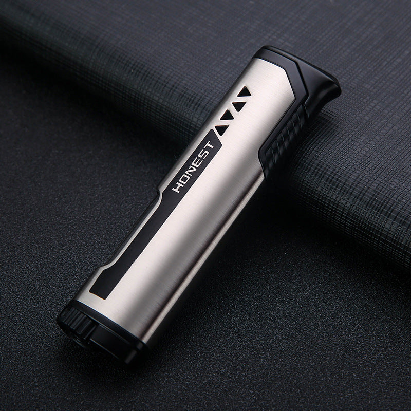 Honest Compact Personal Flame Lighter with Fuel Window, Refillable (Butane Not Included)