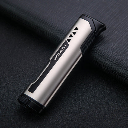 Honest Compact Personal Flame Lighter with Fuel Window, Refillable (Butane Not Included)