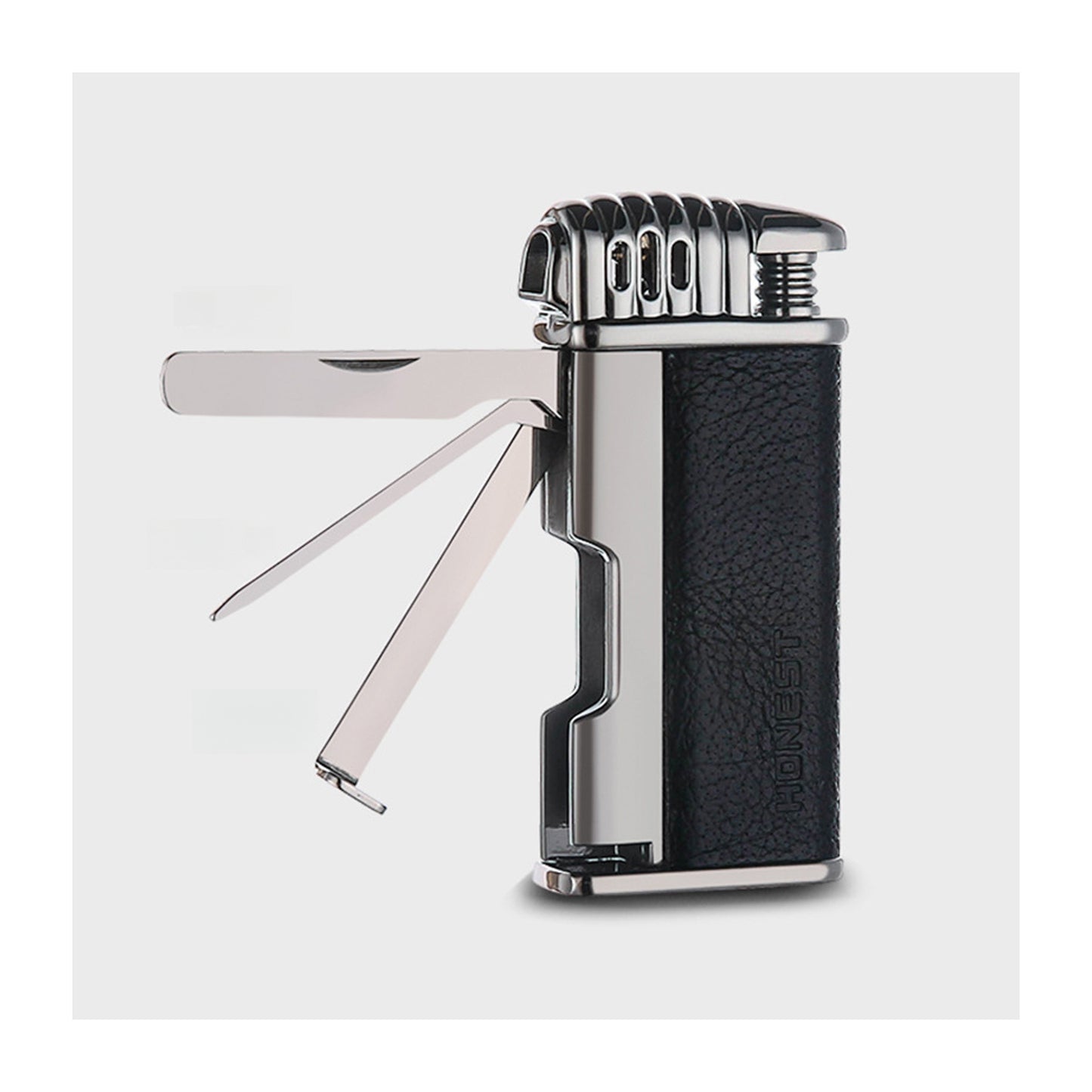 Honest Premium Multifunction Lighter Windproof Retro Refillable Flame Classic Vintage Gift for Men