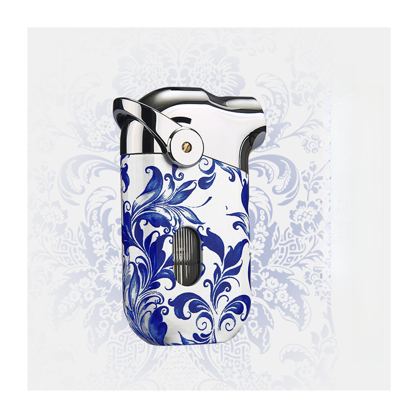 Honest Windproof Refillable Butane Jet Flame Metal Lighter Blue Flame Luxury Stylish Gift for Men