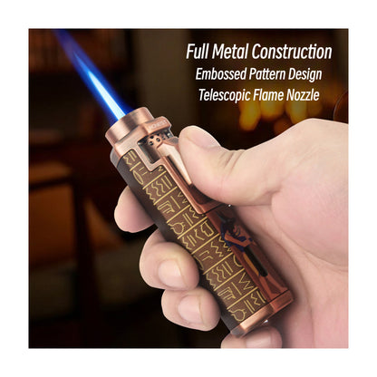 Honest Vintage Refillable Butane Jet Flame Metal Lighter Luxury Creative Personalized Gift for Boyfriend