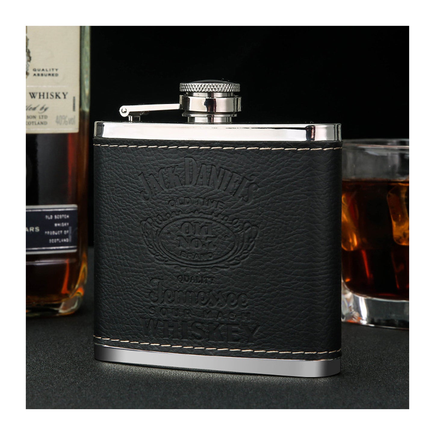 Honest Genuine 304 Stainless Steel Mini Hip Flask 7oz Portable Business Men’s Outdoor Pocket Liquor Flask
