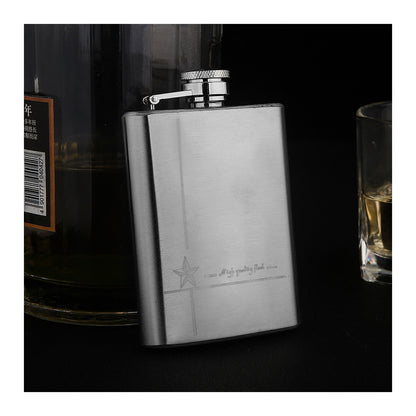 Honest 304 Stainless Steel 4oz 100ml Mini Hip Flask Portable Outdoor Pocket Liquor Flask Gift for Men and Women