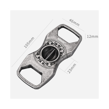 Honest Cigar Cutter V-Stainless Steel Carved Sharp Blade with Gift Box