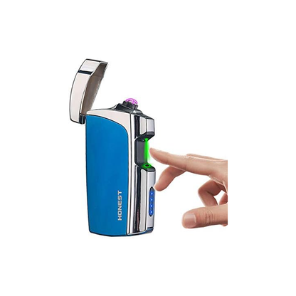 Windproof Arc Lighter – Rechargeable USB Plasma Lighter with LED Power Display for Cigarettes