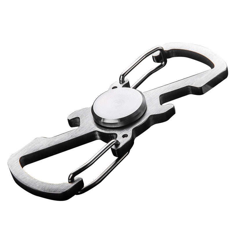 Honest Multifunctional Mini Fidget Spinner Stainless Steel Metal Keychain, Spiral Design Wholesale Best Seller