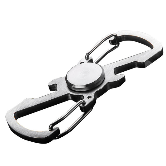 Honest Multifunctional Mini Fidget Spinner Stainless Steel Metal Keychain, Spiral Design Wholesale Best Seller