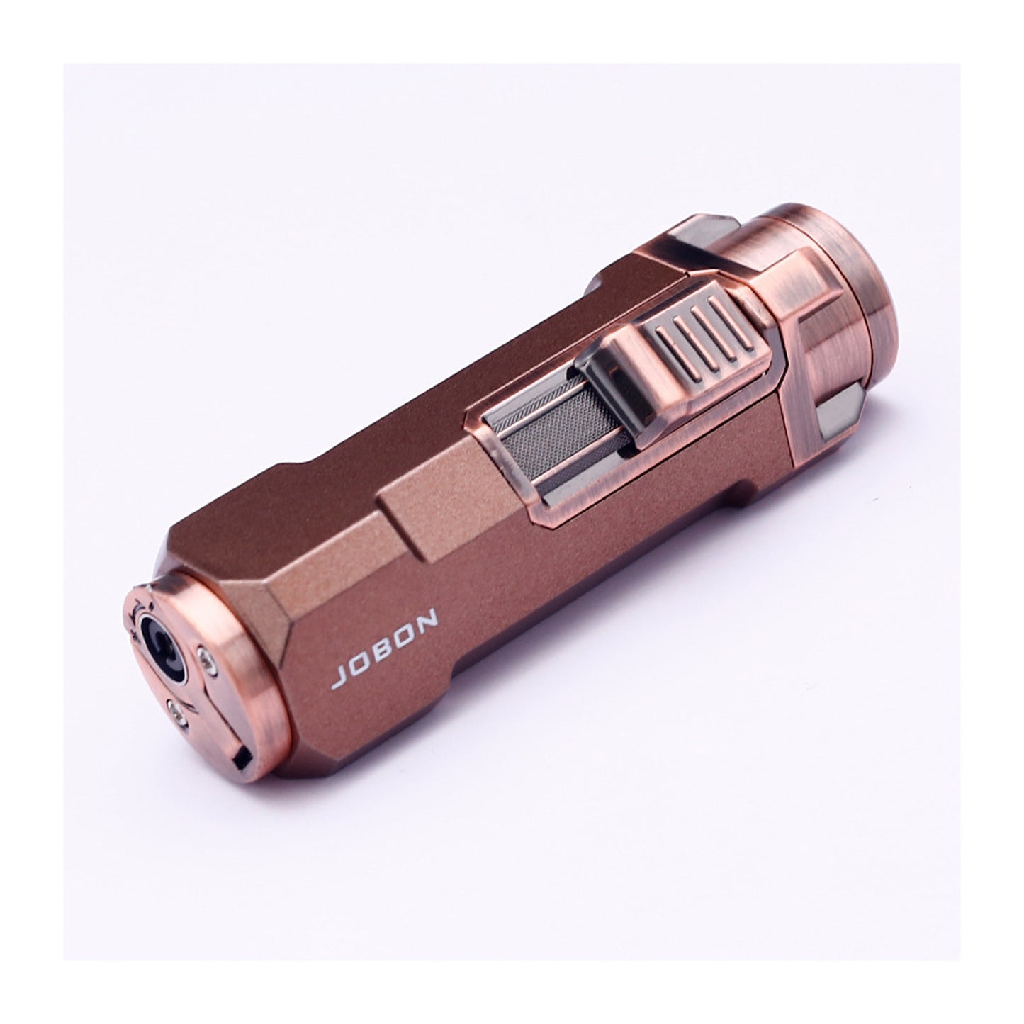 Metal Triple Jet Flame Windproof Refillable Lighter with Built-in Punch Tool