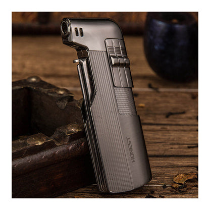 Soft Flame Pipe Lighter - Refillable Butane Lighter for Czech Pipe Tools - Perfect Father's Day Gift for Husband