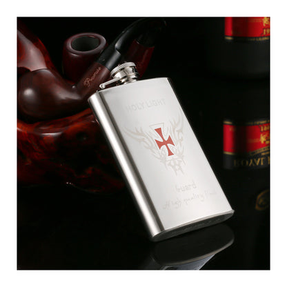 Honest 304 Stainless Steel Hip Flask 5 oz Portable Metal Liquor Flask for Men Outdoor Travel