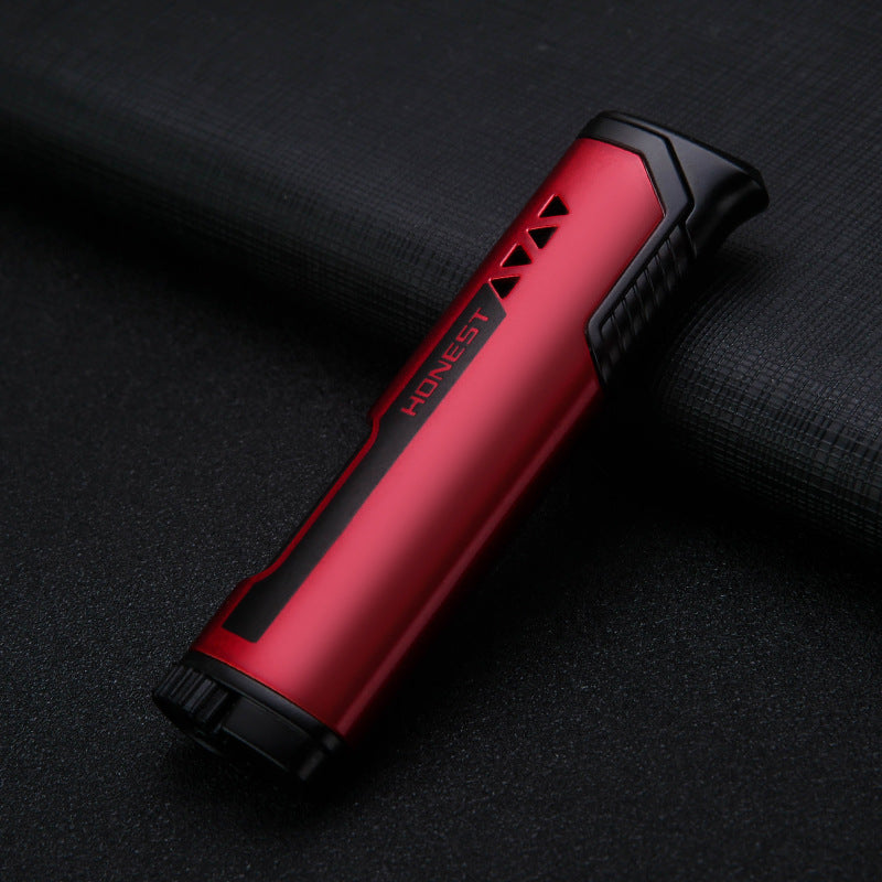 Honest Compact Personal Flame Lighter with Fuel Window, Refillable (Butane Not Included)
