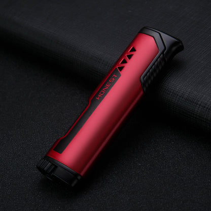 Honest Compact Personal Flame Lighter with Fuel Window, Refillable (Butane Not Included)