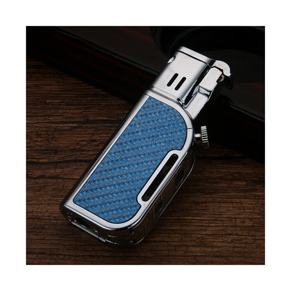Honest Jet Torch Lighter, Soft/Jet Flame Switchable Lighters, Butane Refillable Lighter with Foldable Punch and Adjustable Flame Dial, Cool Lighters for Men/Husband (Fuel not Included)