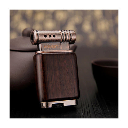 Honest New Sandalwood Gas Lighter Creative Retro Vintage Metal  Style Lighter Gift