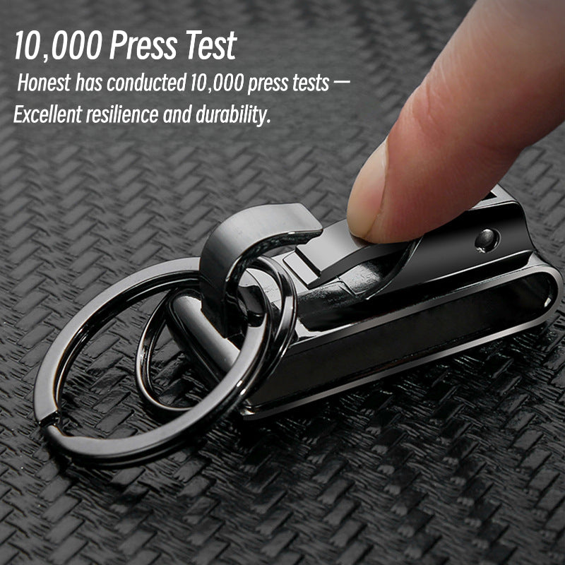 Honest Men's Minimalist Leather Belt Keychain – Creative Waist Belt Key Holder, Car Gifts, Wholesale