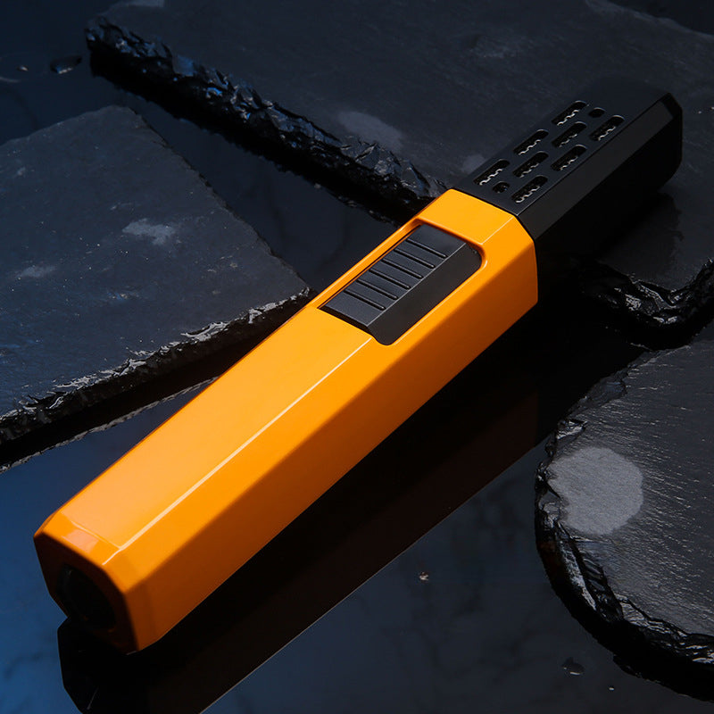 Honest Windproof Jet Torch Lighter Metal High Temperature Flame Large Capacity Outdoor Camping Moxibustion Tool