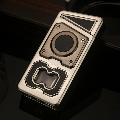 Honest Innovative Hybrid Fuel & Electric Multi-Function Lighter – Creative Strike & Blow Ignition Windproof Refillable Design for Wholesale & Outdoor Use