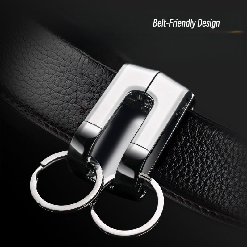 Honest Men's Belt Keychain - Premium Waist Hook, Anti-Lost Car Key Holder, Creative & Minimalist Design