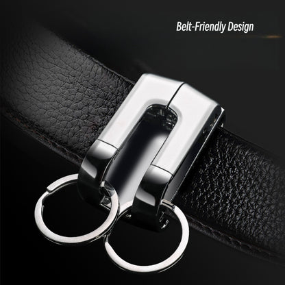 Honest Men's Belt Keychain - Premium Waist Hook, Anti-Lost Car Key Holder, Creative & Minimalist Design