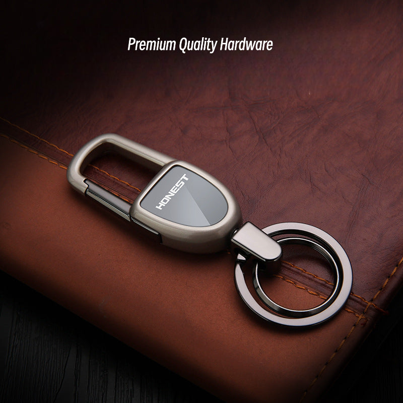 HONEST BaiCheng Men's Metal Car Keychain - Creative Gift for Men & Women, Wholesale Direct from Manufacturer